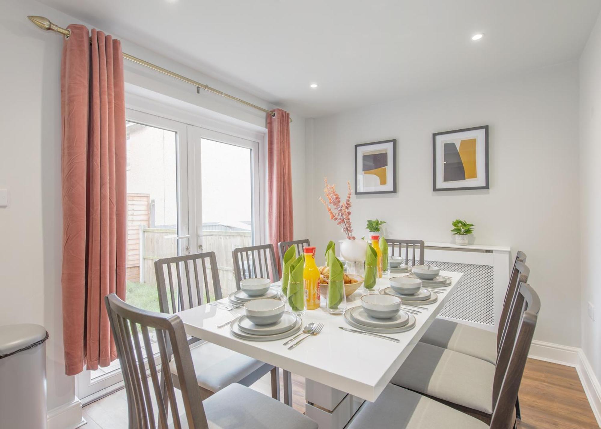 Modern House W/terrace In Free Parking Apartment Nottingham